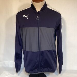 Men’s Puma Veloce Stadium jacket size large full zip track soccer warmup jacket